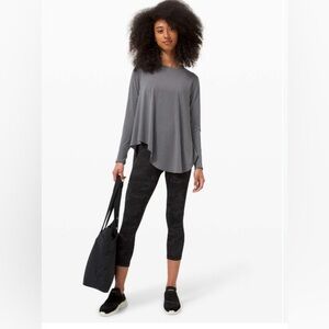 lululemon athletica Lifted Balance Asymmetrical Long Sleeve Top size 4